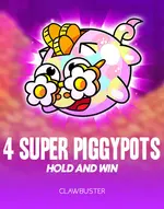 4 SUPER PIGGYPOTS: HOLD&WIN